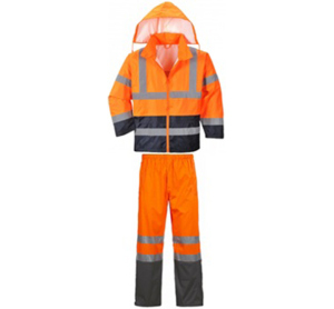 Imperméable orange noir POTUS